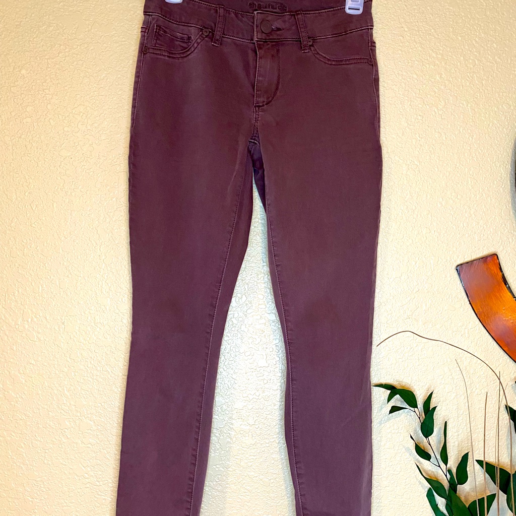 Maurices Jegging Jean Xs-Reg Plum/Mauve